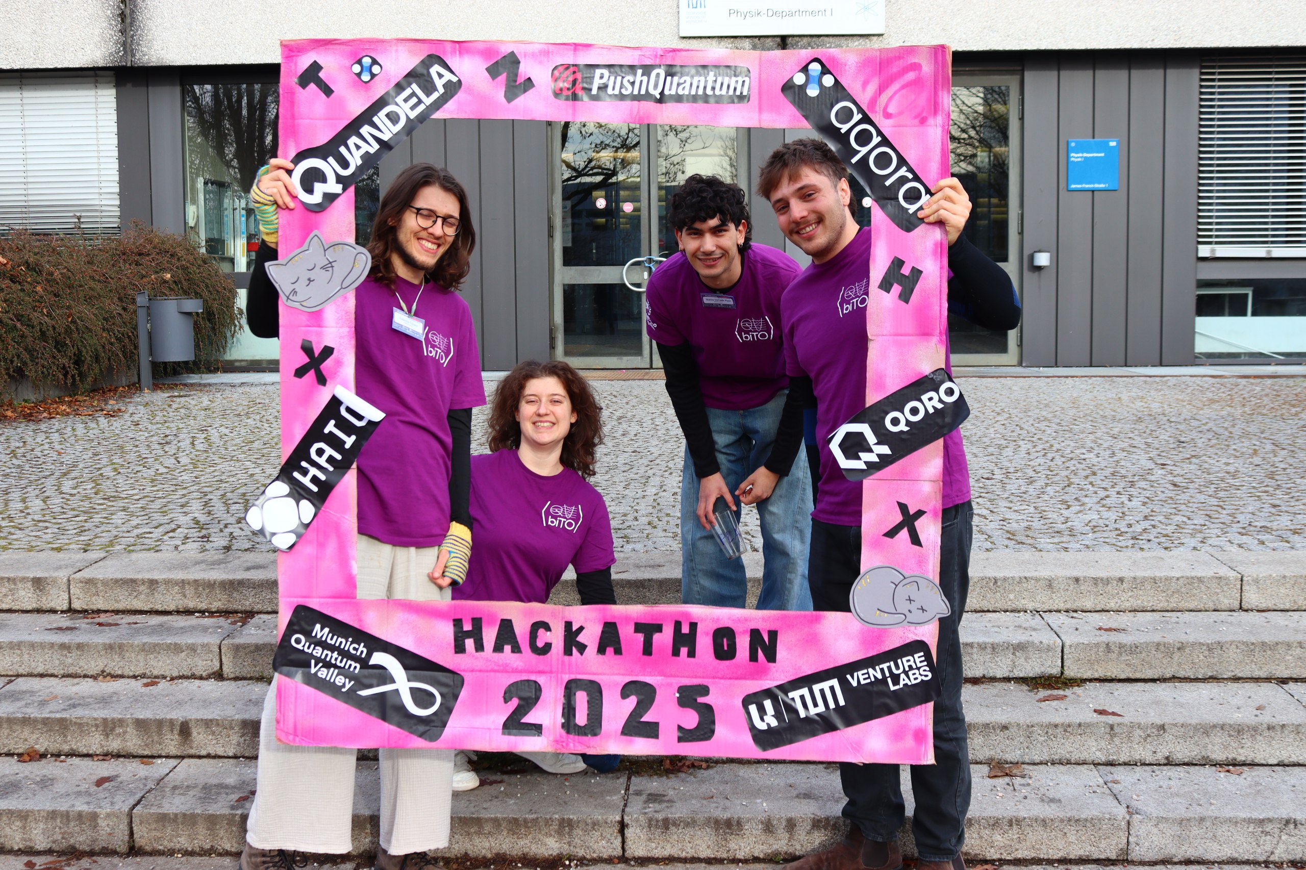 Image from Pushquantum Hackathon alla TUM di Monaco